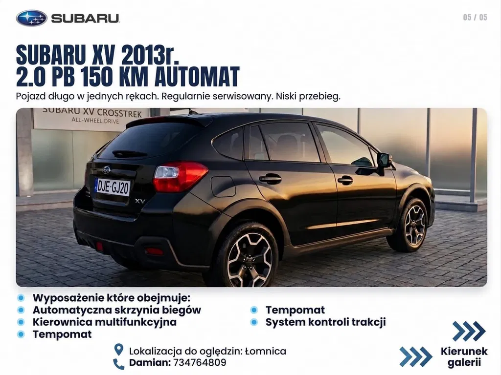 Zdjęcie: 2013 Subaru XV